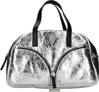 Rebelle Bowling - Dames - Handtassen - Grijs - ONE Size - Leer - Tassen