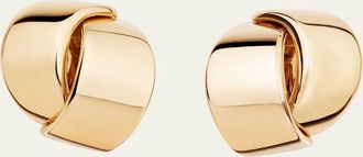 Vhernier 18K Rose Gold Abbracio Clip-On Earrings