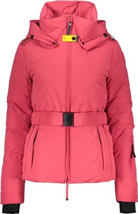 Parajumpers Roze Gewatteerde Pufferjas met Capuchon - Dames - Winterjassen - Roze - S - Jassen