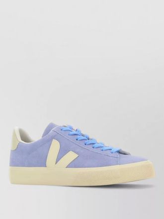 Veja suede campo sneakers contrast sole design