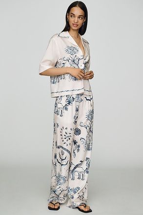 Scotch & Soda Gia Printed Wide-Leg Pants