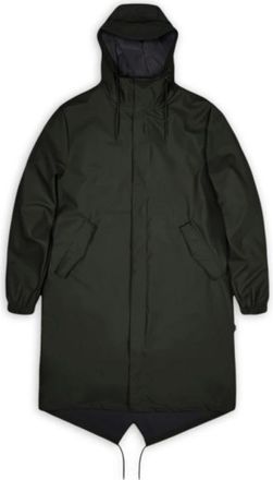 Rains Parka Jas - Heren - Parka Jassen - Groen - XS - Polyester - Jassen