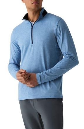 Greyson Guide Sport Quarter Zip Golf Pullover in Coyote at Nordstrom, Size Xx-Large