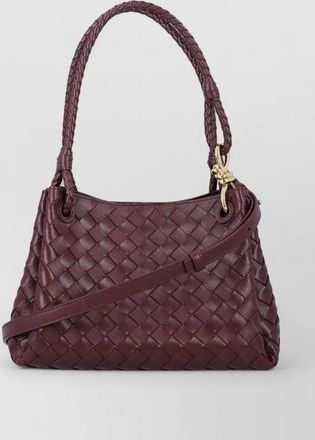 Bottega Veneta parachute medium intrecciato shoulder bag