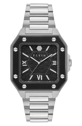 Philipp Plein Edge Bracelet Watch, 42mm in Stainless Steel at Nordstrom