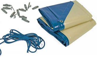 Habitat et Jardin Cubierta De Invierno Cubierta 1 Para La Piscina De Panam&aacute; - 580 Gr/m&sup2; - Azul