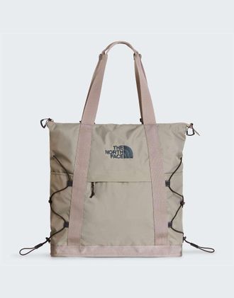 The North Face Borealis - Maxi borsa color pietra lastra/castano scuro-Grigio