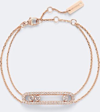 Messika Move Classique 18kt rose gold bracelet with diamonds