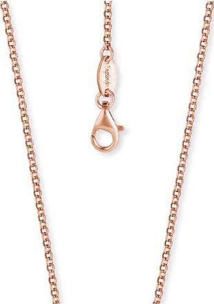 Engelsrufer Womens ERN-60-R Ladies Pea Necklace - Rose Gold Sterling Silver - One Size