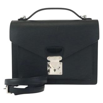 Louis Vuitton Pre-owned Shoulder Bags, male, Black, Size: ONE SIZE Pre-owned Vintage Shoulder Bag