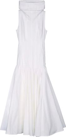 Jacquemus The Triana mouwloze midi-jurk - Wit