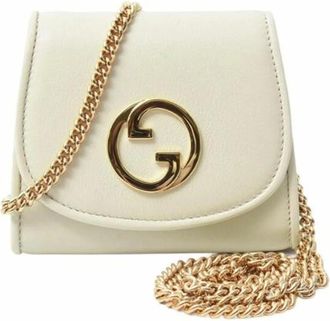Gucci Pre-owned Cross Body Bags, female, Beige, Size: ONE SIZE Pre-owned Leather gucci-bags