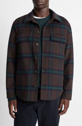 Vince Splittable Wool Blend Shirt Jacket in Coastal Country Racer at Nordstrom Rack, Size Xx-Large