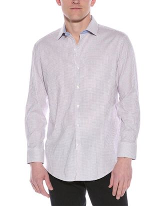 Tailorbyrd Tailorbyrd Mini Check Dress Shirt