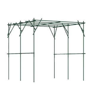 OEM Supporto Per Piante Rampicanti, Telaio In Acciaio Rivestito In Polietilene, Struttura Regolabile, 223 Cm X 223 Cm X 223 Cm, Design Di Supporto Triango