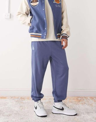 New Era LA Dodgers - Joggers blu con logo piccolo