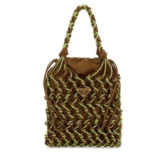 Prada Two-Tone Mesh Handbag