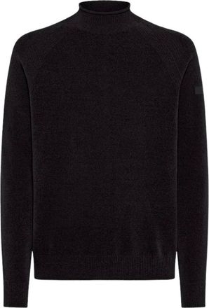 Roberto Ricci Design Rrd, Truien & Vesten, Heren, Zwart, XL, Polyester, Zachte coltrui van chenille