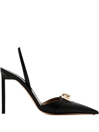 Tom Ford 105mm buckle leather pumps - women - Calf Leather/Calf Leather/Leather - 38 - Black