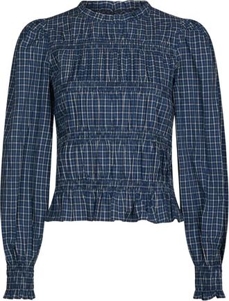 Neo Noir Blouses - Dames - Blouses - Blauw - L - Overhemden