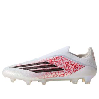 adidas F50 Elite Lamine Yamal Laceless FG White Lucid Red JR4441