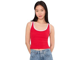 Free People Moxie Tank Top Womens Clothing High Risk Red Combo : LG (Womens 12-14), Cotton