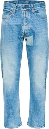 Maison Margiela Taps toelopende jeans - Heren - Loose Fit Jeans - Blauw - W31 - Katoen - Jeans