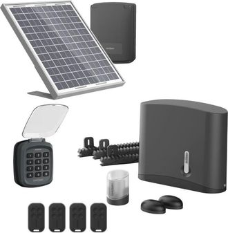 Avidsen Motorizaci&oacute;n Solar Con C&oacute;digo Digital Avidsen Zenia Para Puerta Corredera De 4 M