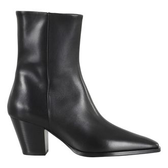 Aeyde Black Calf Leather Ankle Boot
