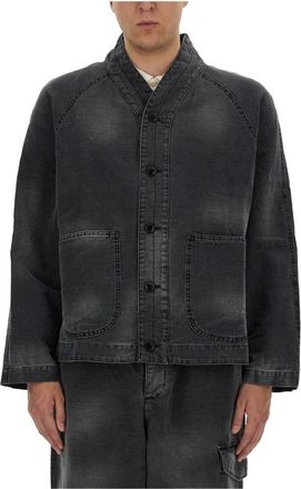 Ymc You Must Create Erkin Jacket - Heren - Spijkerjassen - Zwart - L - Katoen - Jassen