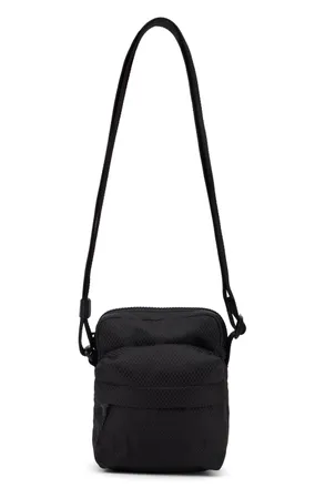 HUGO BOSS Mens Shoulder Bag, Technical Fabric, Black Polyester Belt Bags