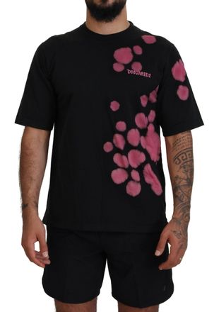 Dsquared2 Dsquared&sup2; pink Cotton Short Sleeves Crewneck Mens T-shirt (Pre-Owned)