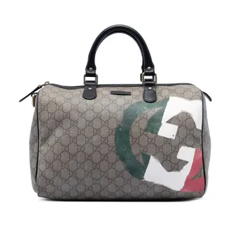 Gucci Pre-owned Gucci Medium GG Supreme Italian Flag Joy Boston Bag Ladies DQ3B2LM08E9KK9WT