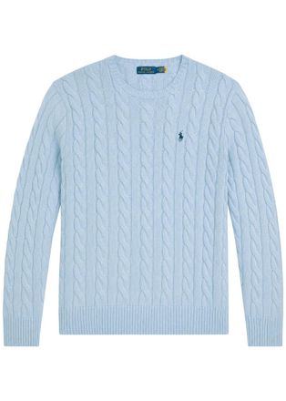 Polo Ralph Lauren Cable-knit Cotton Jumper - Blue - Xxl
