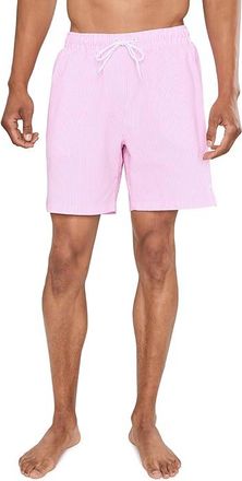 Nike Breaker Ripple Texture 7 Brief Lined Volley Mens Swimwear Pink Glow : 2XL, Polyester