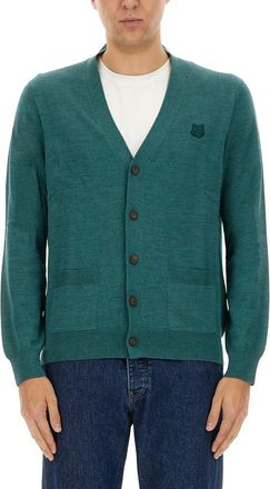 Maison Kitsuné Regular Bold Fox Head Patch Cardigan-Uomo