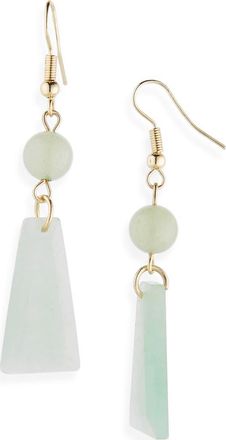 Cara Crystal Fringe Drop Earrings in Jade at Nordstrom Rack