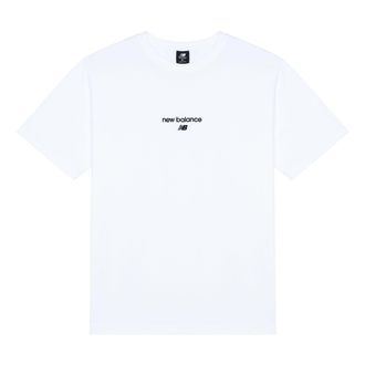 New Balance Logo T-Shirt Asia Sizing White AMT22354-WT