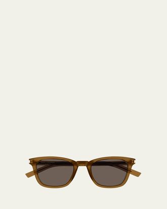 Saint Laurent Slim Square Acetate Sunglasses