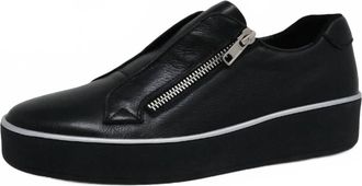 Ziera Womens Zikta W Sneakers In Black Leather/ Black Sole