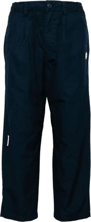 Aape By A Bathing Ape Pantaloni con applicazione logo - Blu