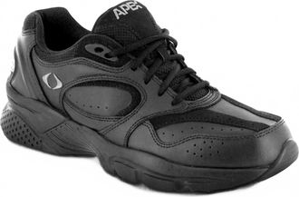 Apex Womens X801 Walker Lace Shoes In Black