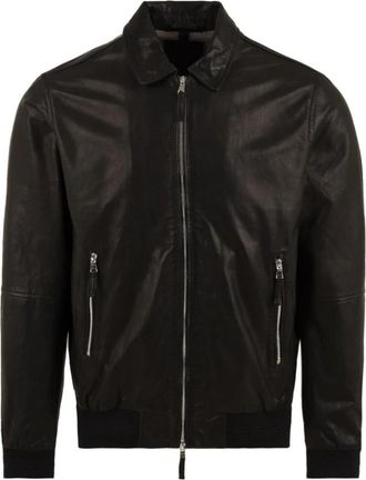 The Jack Leathers New Yorker Jacket - Heren - Leren en Su&egrave;de Jassen - Zwart - 3XL - Leer - Jassen