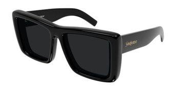Saint Laurent Eyewear SL900HOWL Square Acetate Sunglasses - Black