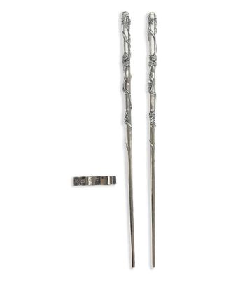 Enfants Riches Deprimes sterling-silver floral chopsticks - unisex - Sterling Silver - One Size