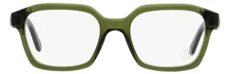 Moncler ML5181 Rectangular Acetate Eyeglasses - Green
