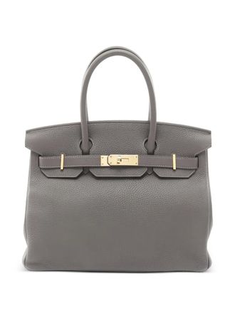 Hermès Borsa tote Birkin 30 2021 - Grigio