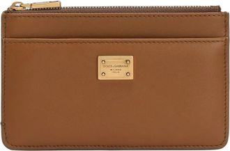Dolce & Gabbana Bruine Portemonnees voor Mannen - Dames - Portefeuilles - Bruin - ONE Size - Accessoires