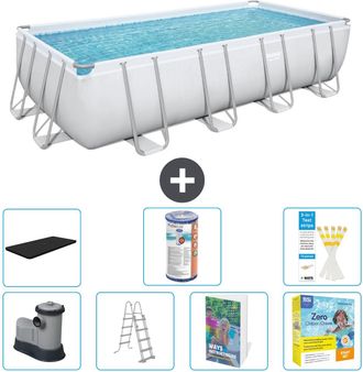 Bestway Piscina Bestway Power Steel Rectangular - 549x274x122 Cm - 8-piezas S572