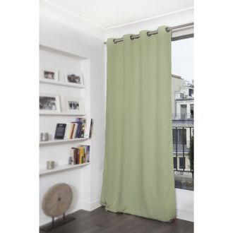 MOONDREAM Cortina opaca ollaos verde MC540 140x260